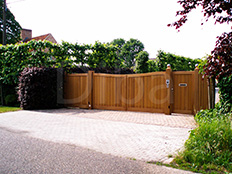 Op maat houten poorten Op maat houten poorten
